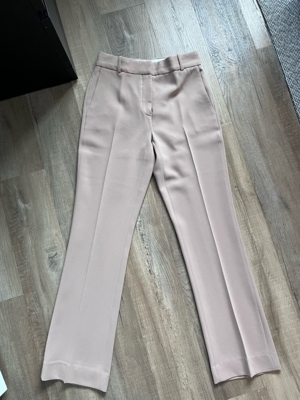 Babaton Light Tan High-Waist Trousers